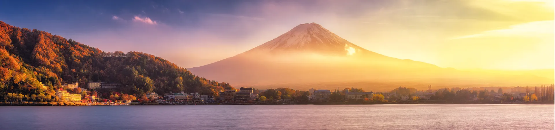 Japan vista with the view of Fuji